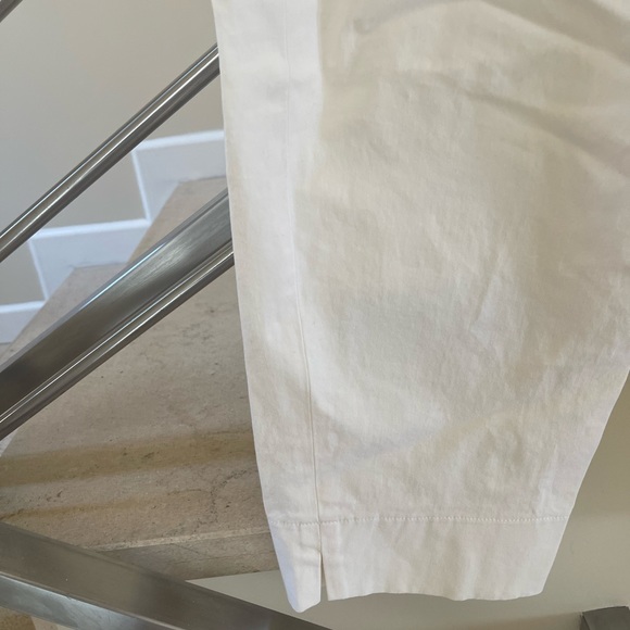 VINTAGE WHITE BURBERRY CAPRIS PANTS - Picture 5 of 10